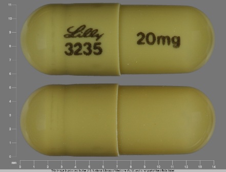 LILLY 3235 20 mg: (0002-3235) Cymbalta 20 mg Oral Capsule, Delayed Release by Remedyrepack Inc.