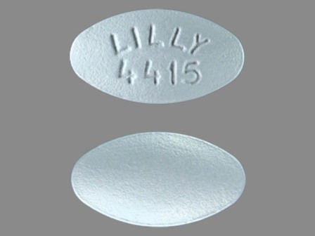 LILLY 4415 blue oval pill