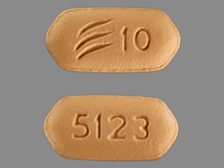 10 5123: (0002-5123) Effient 10 mg Oral Tablet by Eli Lilly and Company