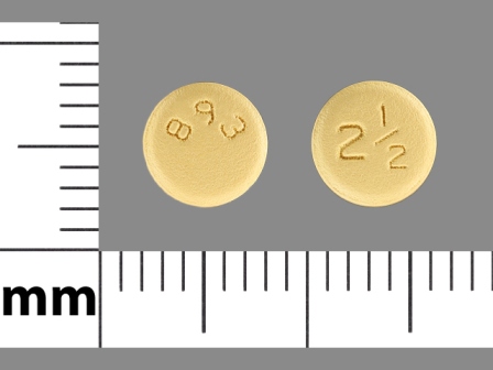 893 2 1 2: (0003-0893) Eliquis 2.5 mg Oral Tablet by E.r. Squibb & Sons, L.L.C.