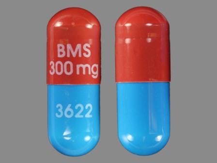 BMS 300 mg 3622: (0003-3622) Reyataz 300 mg Oral Capsule, Gelatin Coated by Remedyrepack Inc.