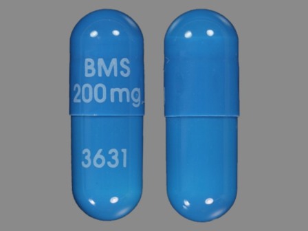 BMS 200 mg 3631: (0003-3631) Reyataz 200 mg Oral Capsule, Gelatin Coated by Remedyrepack Inc.