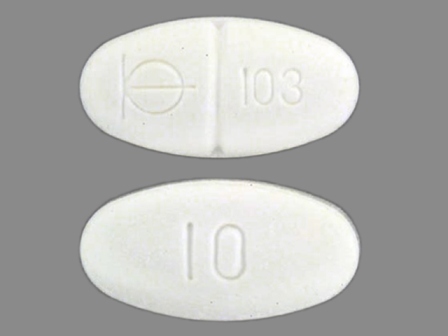 BM 103 10: (0004-0263) Demadex 10 mg Oral Tablet by Roche Pharmaceuticals
