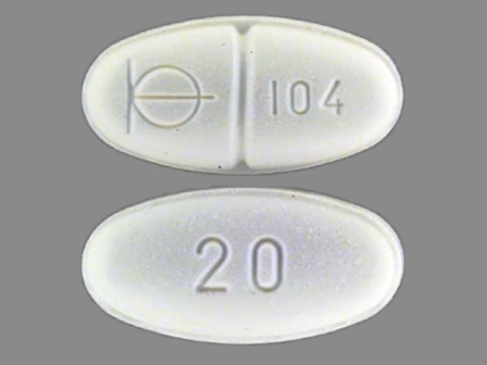 BM 104 20: (0004-0264) Demadex 20 mg Oral Tablet by Roche Pharmaceuticals