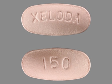 XELODA 150: (0004-1100) Xeloda 150 mg Oral Tablet by Physicians Total Care, Inc.