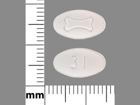 31: (0006-0031) Fosamax 70 mg Oral Tablet by Merck Sharp & Dohme Corp.