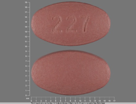 227: (0006-0227) Isentress 400 mg Oral Tablet by Physicians Total Care, Inc.