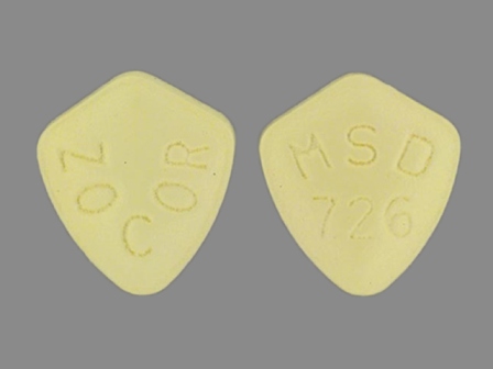 MSD 726 ZOCOR 5 OR MSD 726 ZOCOR: (0006-0726) Zocor 5 mg Oral Tablet by Merck Sharp & Dohme Corp.