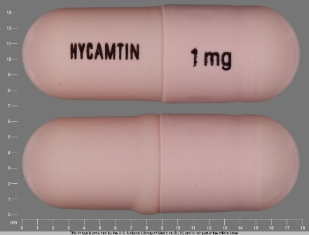 HYCAMTIN 1 mg: (0007-4207) Hycamtin 1 mg Oral Capsule by Glaxosmithkline Manufacturing Spa
