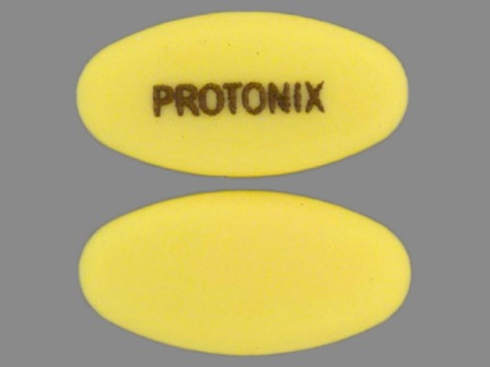 PROTONIX: (0008-0841) Protonix 40 mg Enteric Coated Tablet by Wyeth Pharmaceuticals Inc., a Subsidiary of Pfizer Inc.