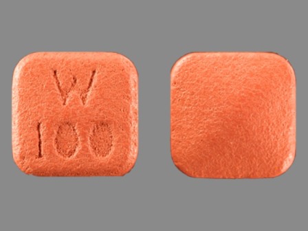 W 100: (0008-1222) 24 Hr Pristiq 100 mg Extended Release Tablet by Lake Erie Medical Dba Quality Care Products LLC