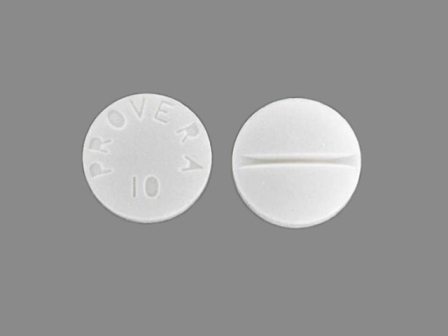 PROVERA 10: (0009-0050) Provera 10 mg Oral Tablet by Pharmacia and Upjohn Company