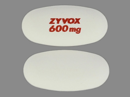 ZYVOX 600mg: (0009-5135) Zyvox 600 mg Oral Tablet by Rebel Distributors Corp