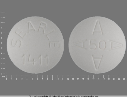 SEARLE 1411 AAAA 50: (0025-1411) Arthrotec (Diclofenac Sodium (Enteric Coated Core) 50 mg / Misoprostol (Non-enteric Coated Mantle) 200 Mcg) Oral Tablet by Pd-rx Pharmaceuticals, Inc.