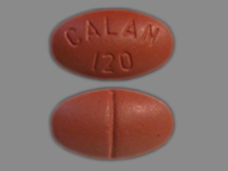 CALAN 120: (0025-1861) Calan 120 mg Oral Tablet by G.d. Searle LLC Division of Pfizer Inc