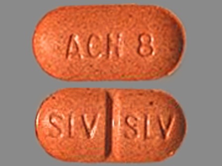 ACN 8 SLV SLV: (0032-1103) Aceon 8 mg Oral Tablet by Abbott Products, Inc.