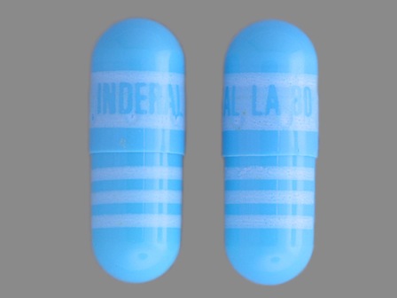 INDERAL LA 80: (0046-0471) Inderal La 80 mg 24 Hr Extended Release Capsule by Akrimax Pharmaceuticals, LLC