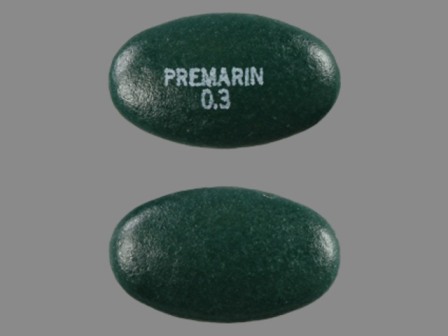 PREMARIN 03: (0046-1100) Premarin 0.3 mg Oral Tablet by Physicians Total Care, Inc.