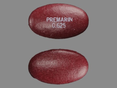 PREMARIN 0625: (0046-1102) Premarin 0.625 mg Oral Tablet by Wyeth Pharmaceuticals Inc., a Subsidiary of Pfizer Inc.