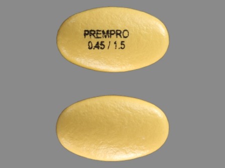 PREMPRO 045 15: (0046-1106) Prempro 0.45/1.5 28 Day Pack by Wyeth Pharmaceuticals Inc., a Subsidiary of Pfizer Inc.