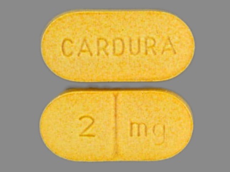 Cardura 2 mg: (0049-2760) Cardura 2 mg Oral Tablet by Roerig