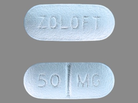 ZOLOFT 50 mg: (0049-4900) Zoloft 50 mg Oral Tablet by Roerig