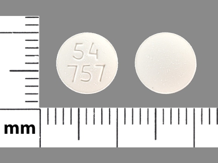 54 757: (0054-0044) Cilostazol 100 mg Oral Tablet by Roxane Laboratories, Inc