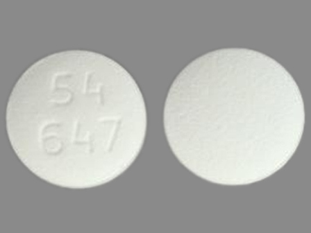 54 647: (0054-0056) Pilocarpine Hydrochloride 5 mg Oral Tablet by Roxane Laboratories, Inc