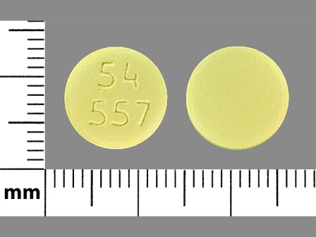 54 557: (0054-0127) Hctz 25 mg / Losartan Potassium 100 mg Oral Tablet by Roxane Laboratories, Inc.