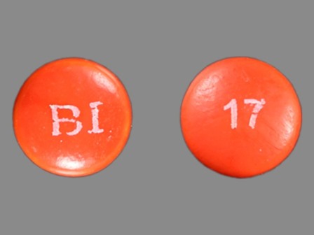 BI 17: (0054-0434) Dipyridamole 25 mg Oral Tablet by Roxane Laboratories, Inc.