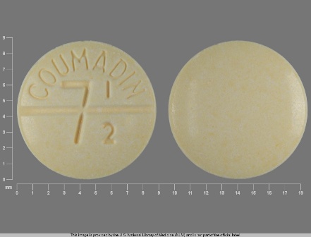 7 1 2 COUMADIN: (0056-0173) Coumadin 7.5 mg Oral Tablet by Bristol-myers Squibb Pharma Company