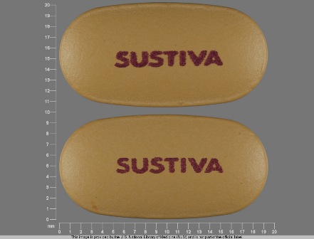 SUSTIVA SUSTIVA: (0056-0510) Sustiva 600 mg Oral Tablet by Bristol-myers Squibb Pharma Company