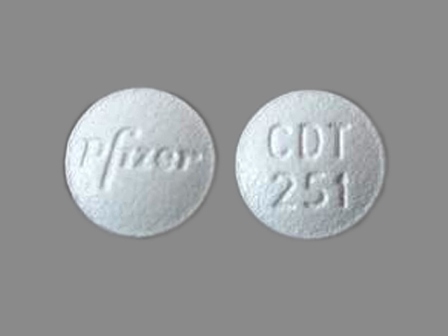 Pfizer CDT 251: (0069-2960) Caduet 2.5/10 (Amlodipine / Atorvastatin) Oral Tablet by Pfizer Laboratories Div Pfizer Inc
