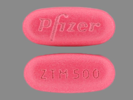 PFIZER ZTM500: (0069-3070) Tri-pak by Pfizer Laboratories Div Pfizer Inc