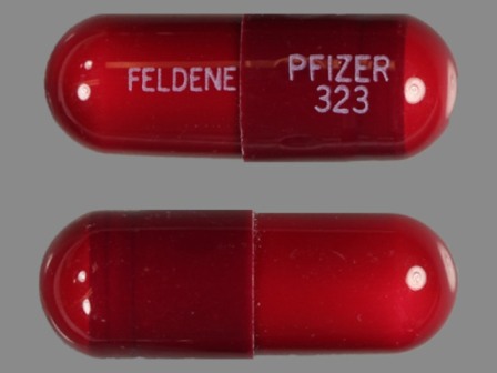 FELDENE PFIZER 323: (0069-3230) Feldene 20 mg Oral Capsule by Pfizer Laboratories Div Pfizer Inc
