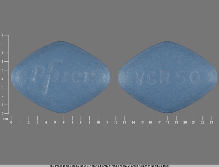 VGR50 Pfizer: (0069-4210) Viagra 50 mg Oral Tablet by Bryant Ranch Prepack