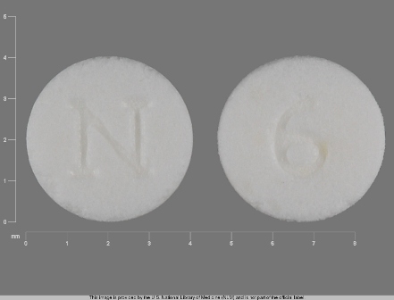 N 6: (0071-0419) Nitrostat 0.6 mg Sublingual Tablet by Parke-davis Div of Pfizer Inc