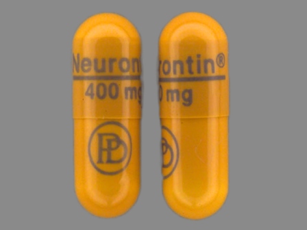 PD Neurontin 400 mg: (0071-0806) Neurontin 400 mg Oral Capsule by Stat Rx USA LLC