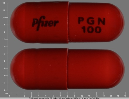 Pfizer PGN 100: (0071-1015) Lyrica 100 mg Oral Capsule by Physicians Total Care, Inc.