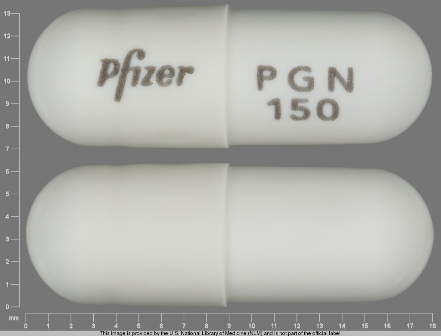 Pfizer PGN 150: (0071-1016) Lyrica 150 mg Oral Capsule by Unit Dose Services