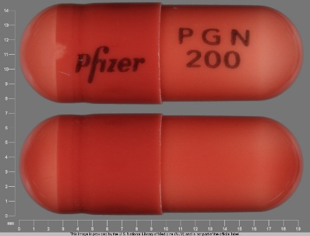 Pfizer PGN 200: (0071-1017) Lyrica 200 mg Oral Capsule by Unit Dose Services