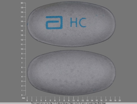 a HC Gray Oval Pill
