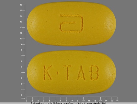 KTAB a: (0074-7804) K-tab 10 Meq Extended Release Tablet by Abbvie Inc.