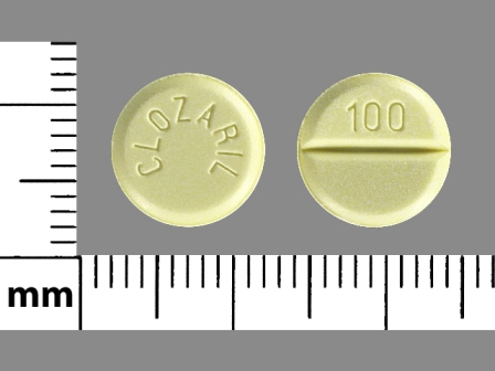 CLOZARIL 100: (0078-0127) Clozaril 100 mg Oral Tablet by Cardinal Health