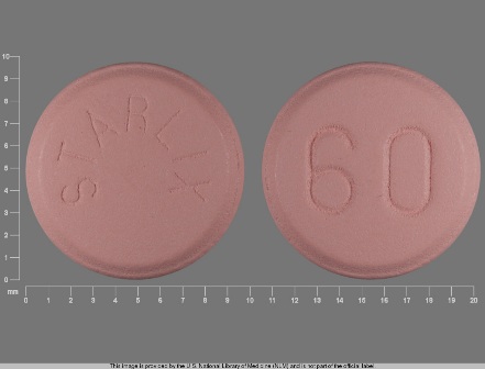 STARLIX 60: (0078-0351) Starlix 60 mg Oral Tablet by Novartis Pharmaceuticals Corporation