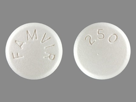 FAMVIR 250: (0078-0367) Famvir 250 mg Oral Tablet by Novartis Pharmaceuticals Corporation