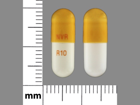 NVR R10: (0078-0424) Ritalin 10 mg 24 Hr Extended Release Capsule by Novartis Pharmaceuticals Corporation
