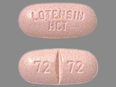LOTENSIN HCT 72 72: (0078-0452) Lotensin Hct 10/12.5 Oral Tablet by Novartis Pharmaceuticals Corporation