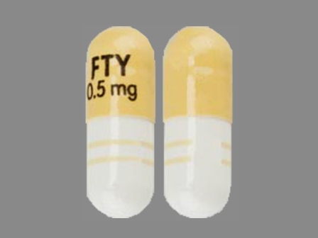 FTY 0 5 mg: (0078-0607) Gilenya 0.5 mg Oral Capsule by Novartis Pharmaceuticals Corporation
