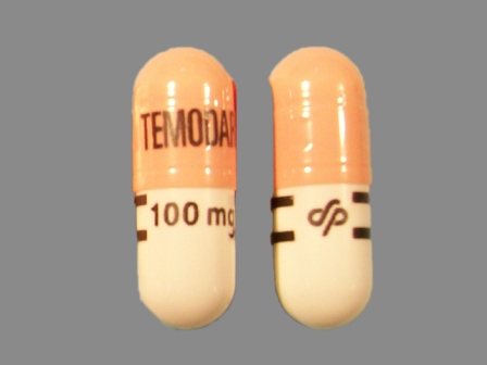 TEMODAR 100 mg dp: (0085-1366) Temodar 100 mg Oral Capsule by Merck Sharp & Dohme Corp.